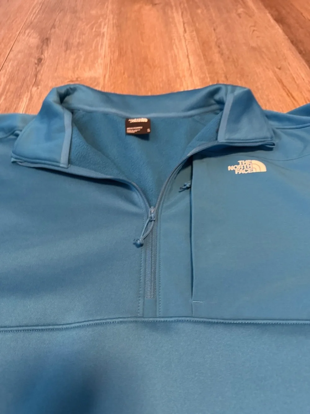 The North Face Teal Quarter-Zip Pullover